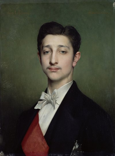 Eugene-Louis-Napoleon Bonaparte (1856-79) 1874 door Jules Joseph Lefebvre